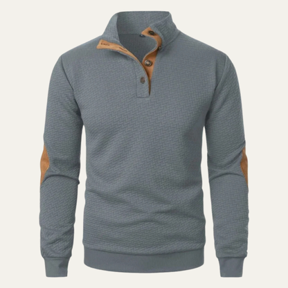 Classic Men's Collar Polo Knit Sweater