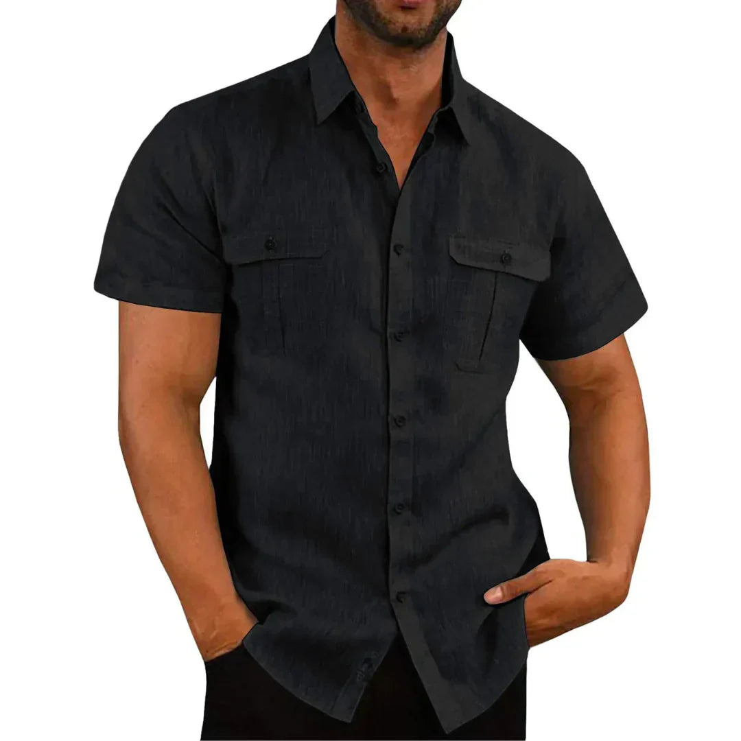 Classic Fit Short Sleeve Polo Shirt for Men