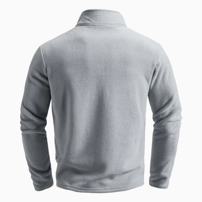 Warm Mens Merino Wool Quarter Zip Sweater