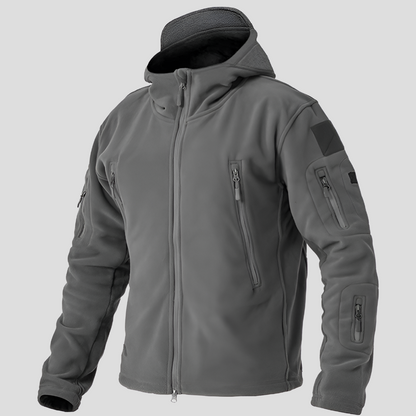 Warm Waterproof Mens Fleece Coat for Outdoor Use