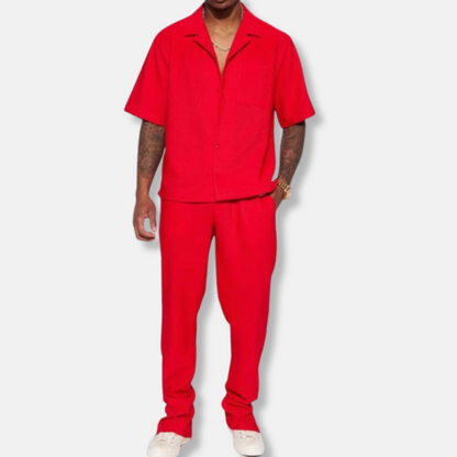 Casual Mens Shirt and Pants Set