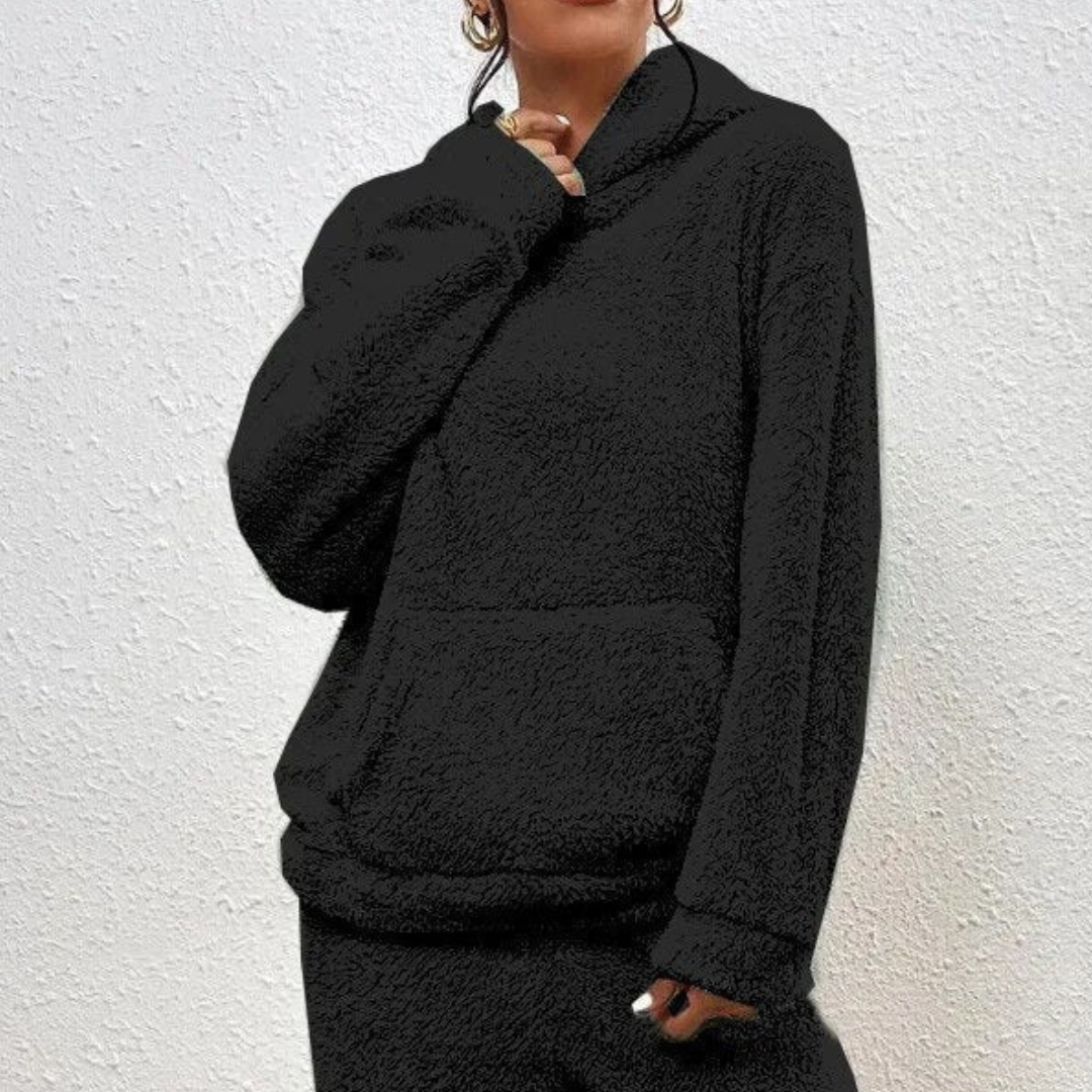 Comfy Oversized Hoodie with Pocket, Long Sleeve Design