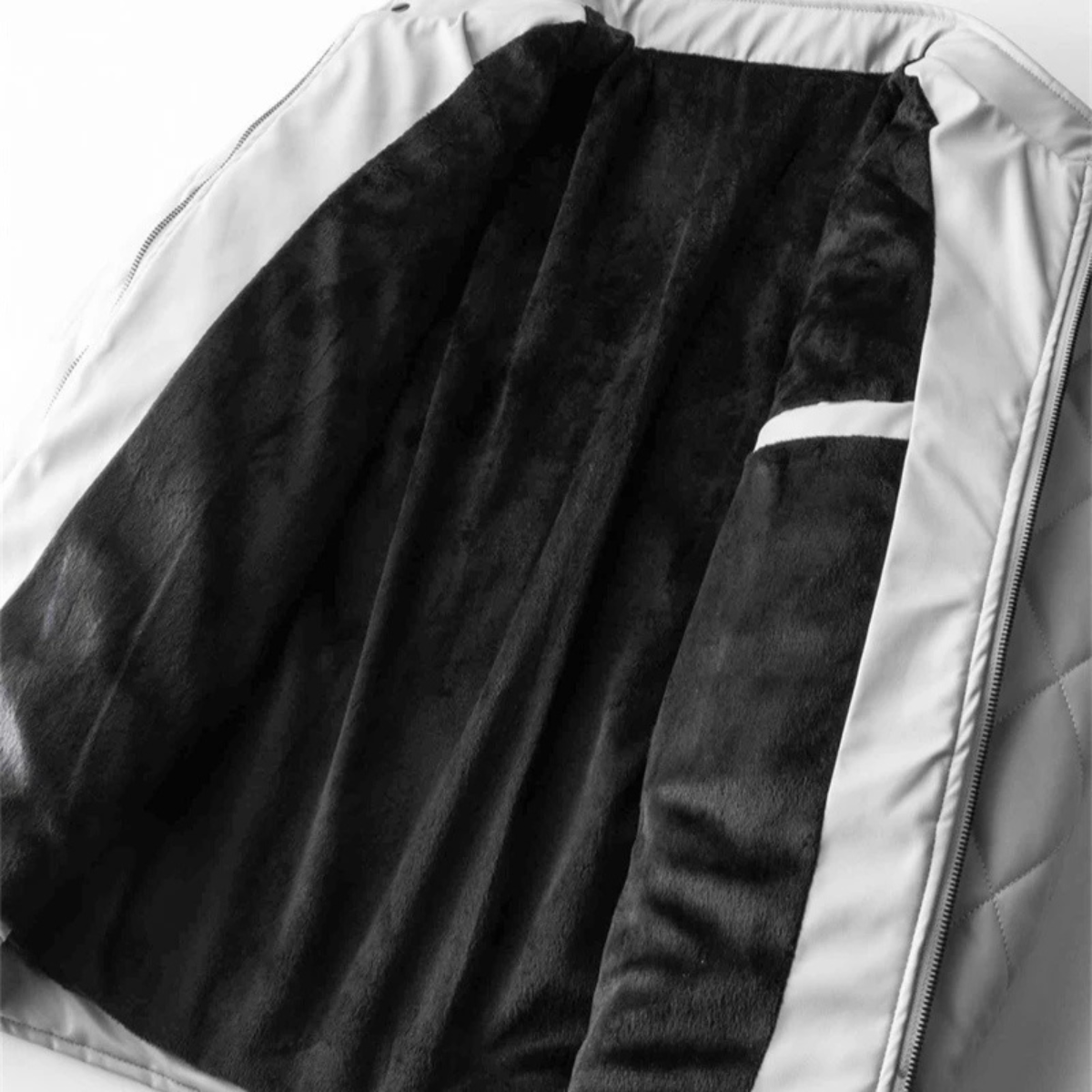 Classic Men's Leather Motorcycle Jacket