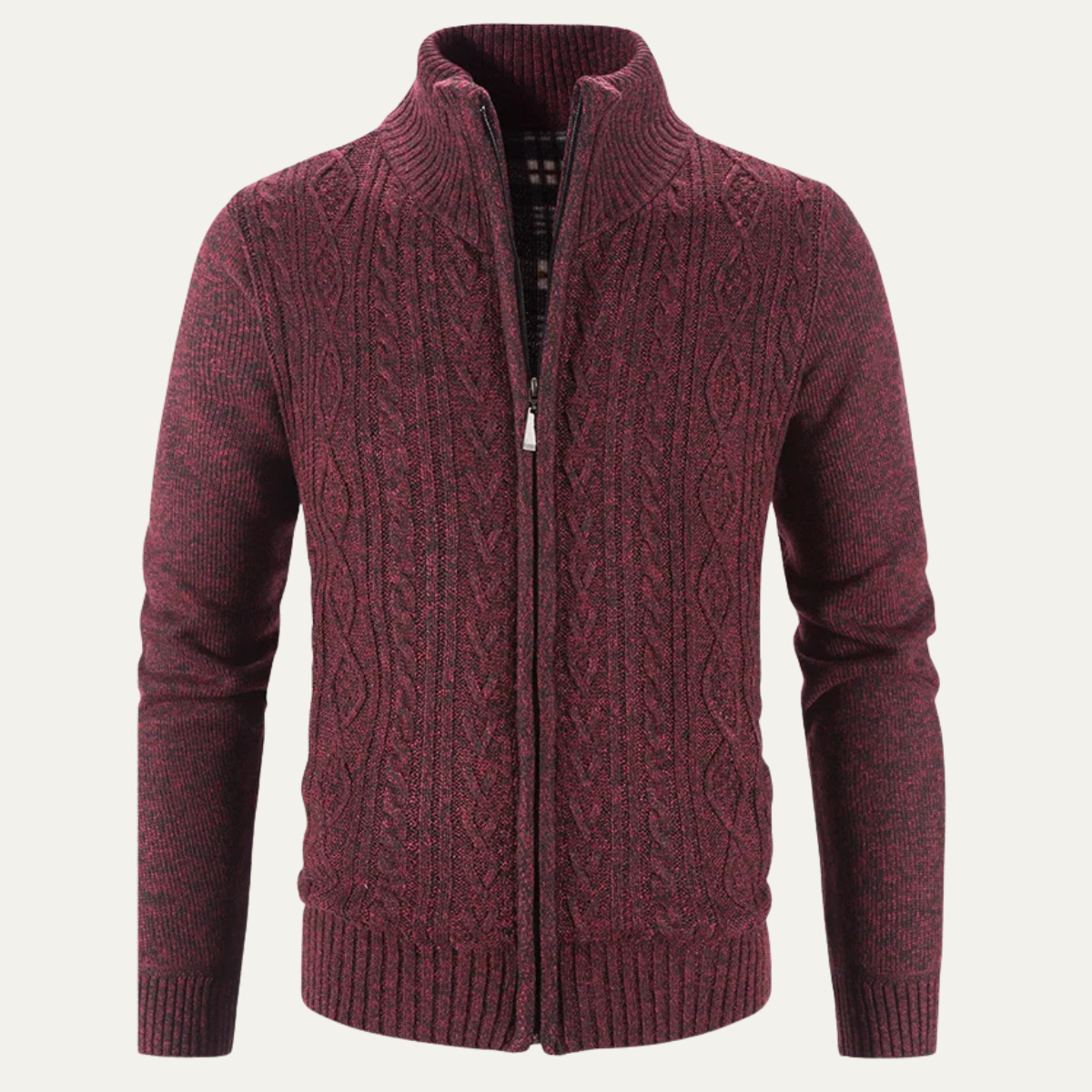 Cozy Men's Fleece Zipper Jacket