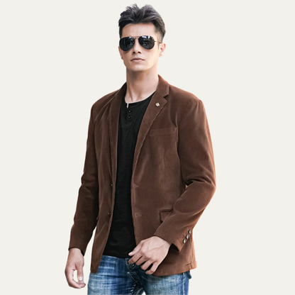 Classic Men's Retro Cord Blazer