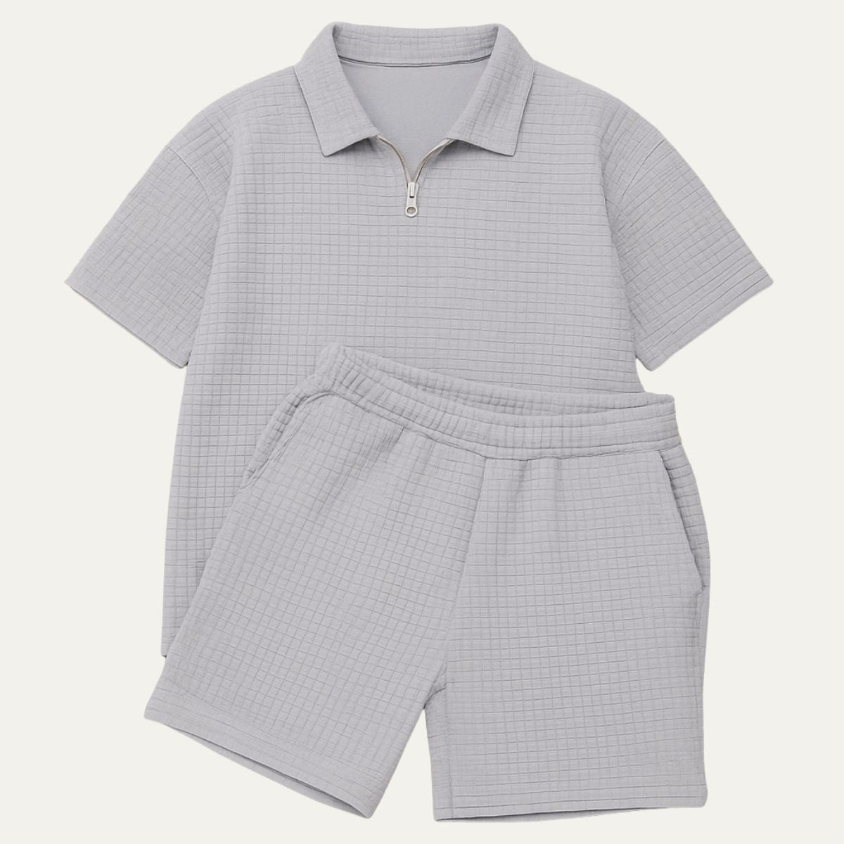 Casual Polo Shirt and Shorts Set for Men - Nocini