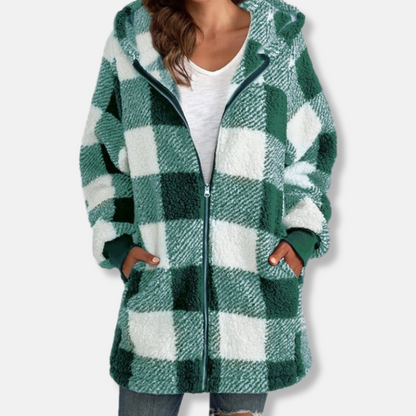 Cozy Women's Zip Up Hooded Sweatshirt