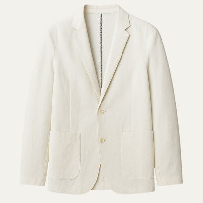 Classic Fit Men's Linen Jacket - Nocini