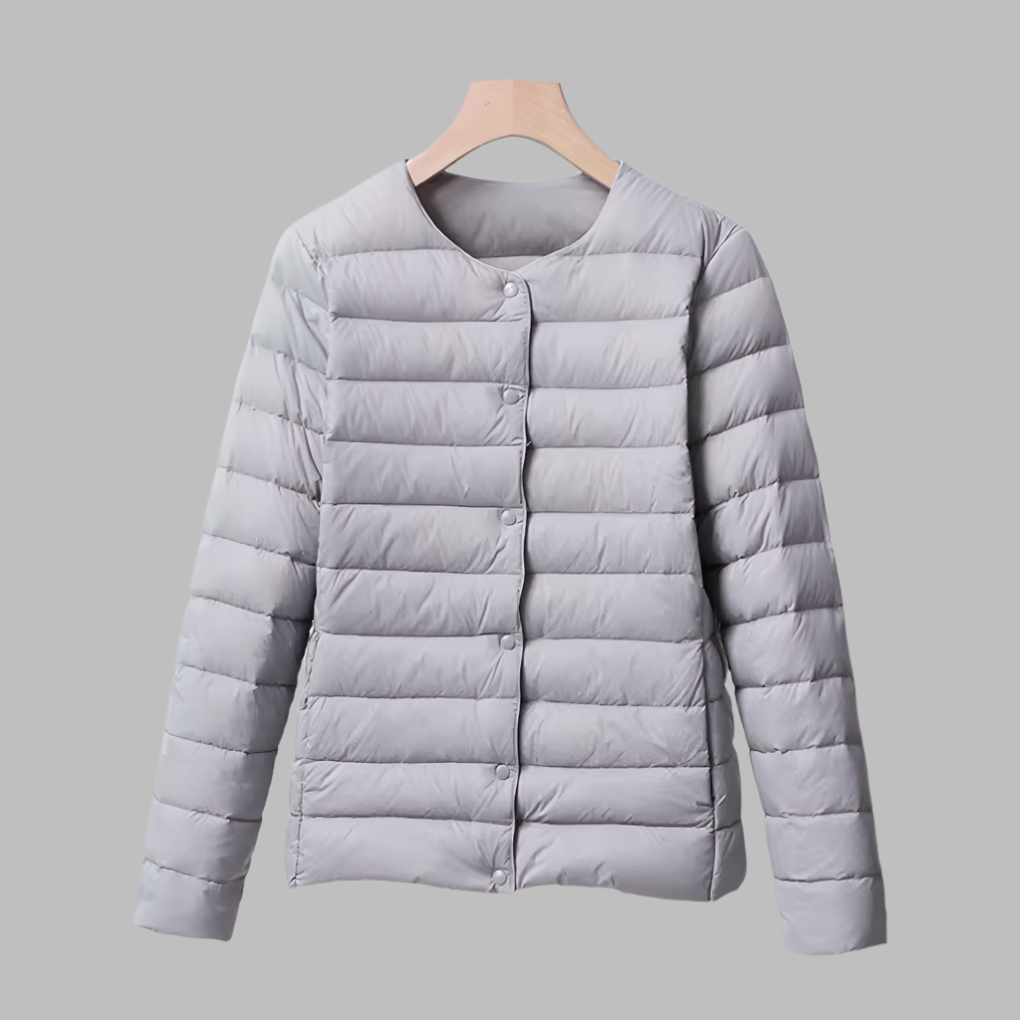 Hoodless Lightweight Down Jacket