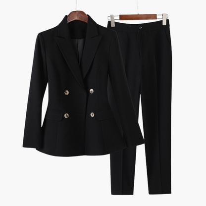 Classic 2pc Ladies Business Suit Jacket and Trousers