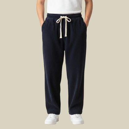 Relaxed Fit Men's Corduroy Casual Pants