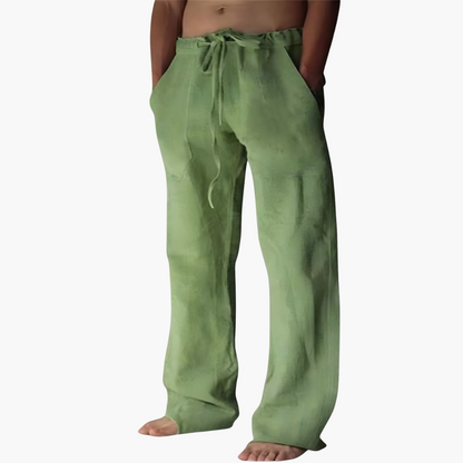 Lightweight Summer Pants for Men with Elastic Waist