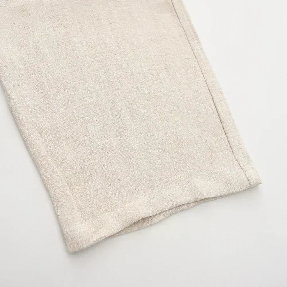 Relaxed Fit Linen Trousers