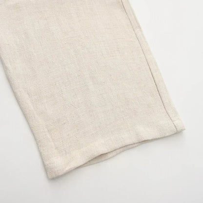 Relaxed Fit Linen Trousers