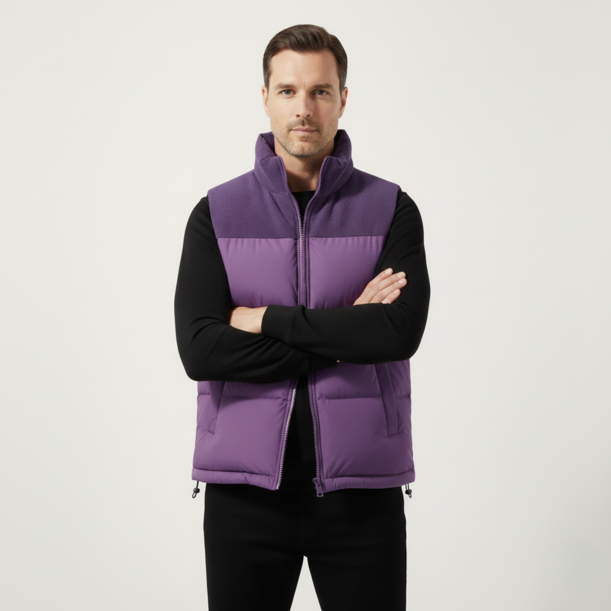 Warm Men's Quilted Puffer Vest