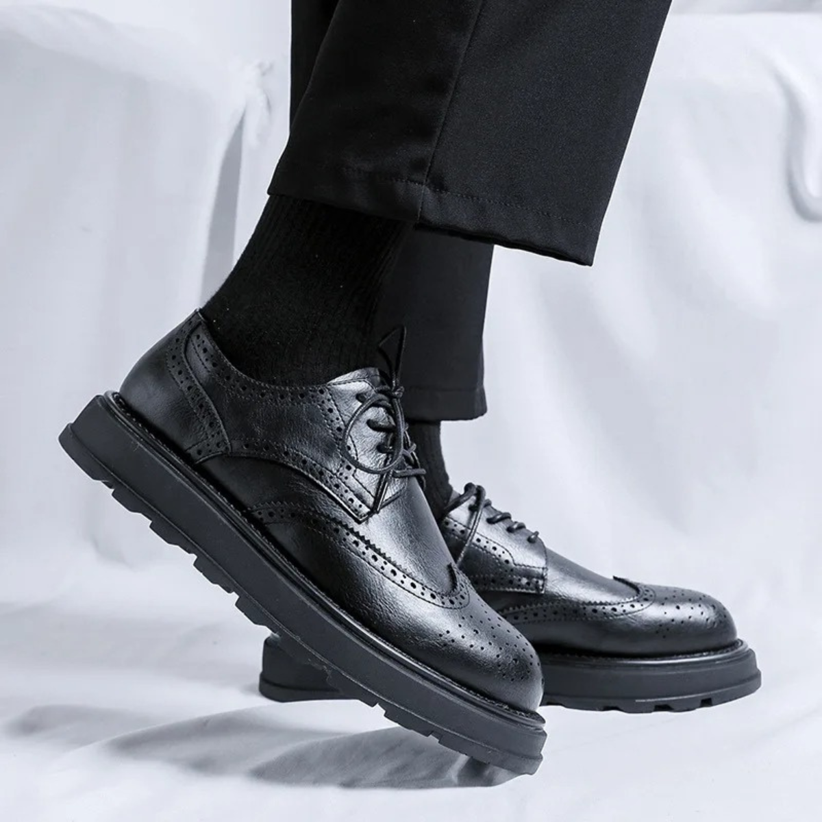 Luxury Mens Genuine Leather Oxford Shoes