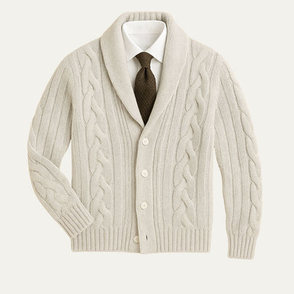 Cozy Mens Cable Knit Sweater