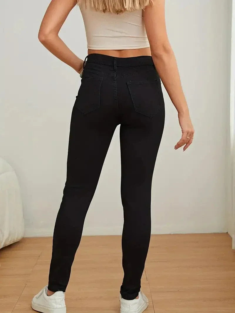Slim Fit High Waisted Women's Jeans - Nocini