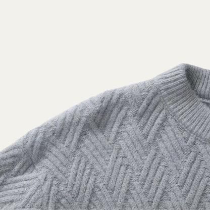 Cozy Men's Thermal Crew Neck Knit Sweater