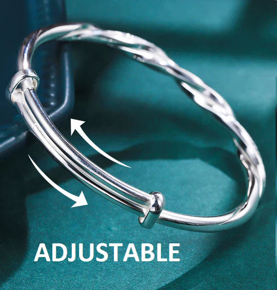Unique Sterling Silver Bangle