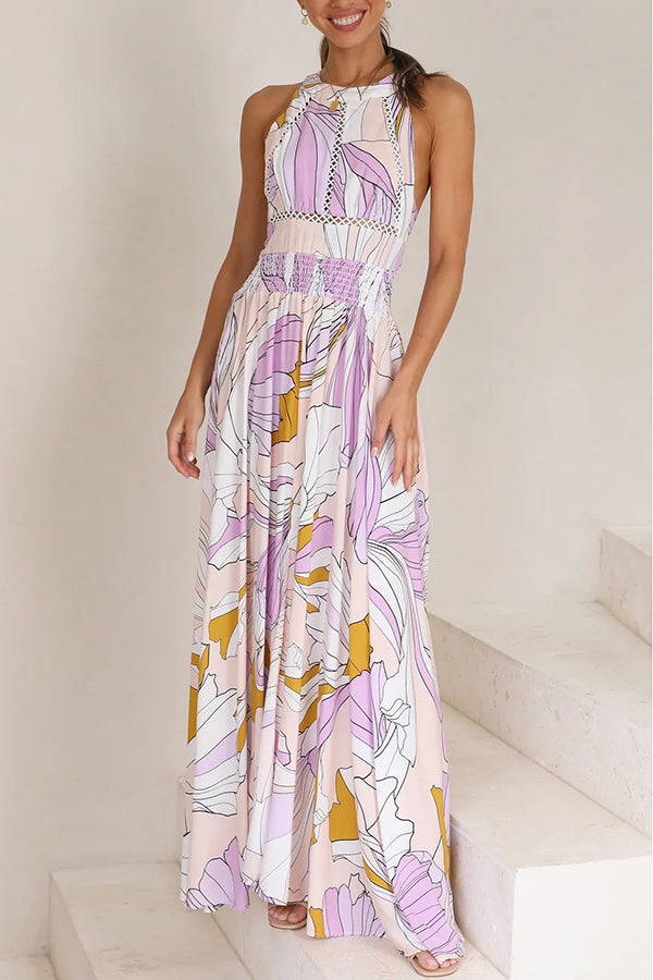 Flowy Floral Maxi Dress for Women