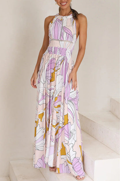 Flowy Floral Maxi Dress for Women