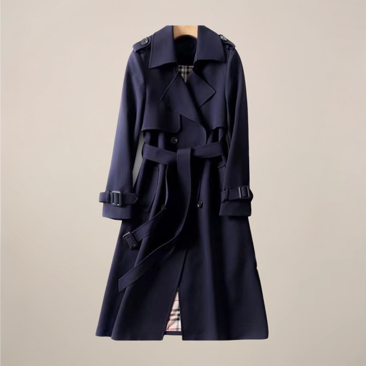 Timeless Belted Long Trench Coat