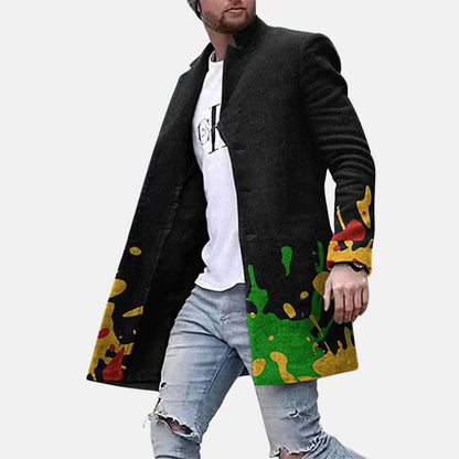 Urban Style Mens Coat - Relaxed Fit Jacket