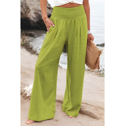 Relaxed Fit Women's Linen Pants