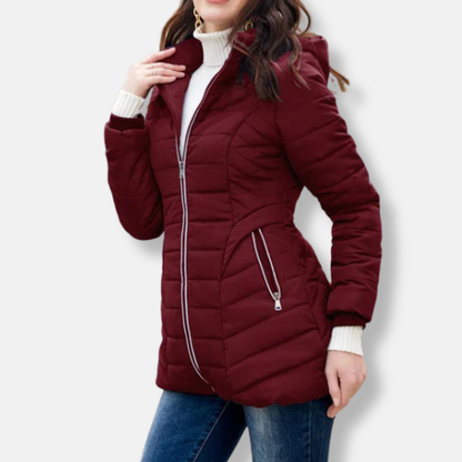 Slim Fit Hooded Puffer Jacket