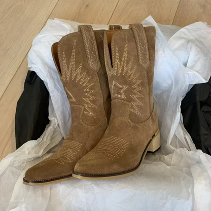 Classic Rugged Cowboy Boots for Men - Nocini
