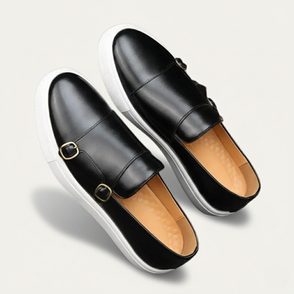 Luxury Mens Classic Leather Slip On Shoes