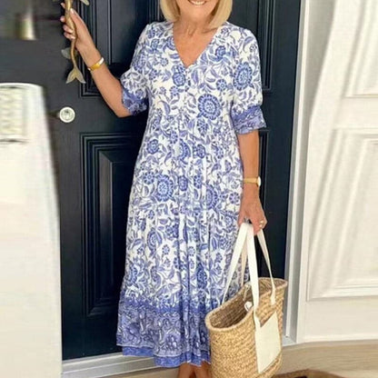 Pretty Floral Cotton Dress