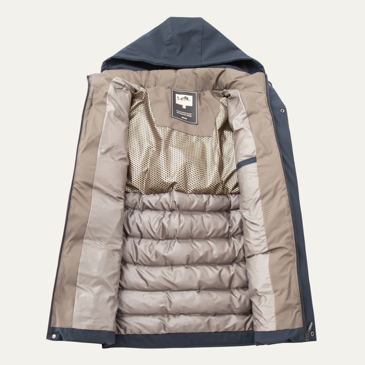 Men's Heavy Insulated Hooded Winter Puffer Coat