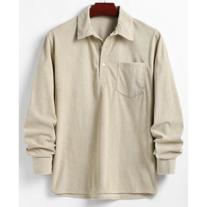 Comfortable Classic Crew Neck Mens Shirt