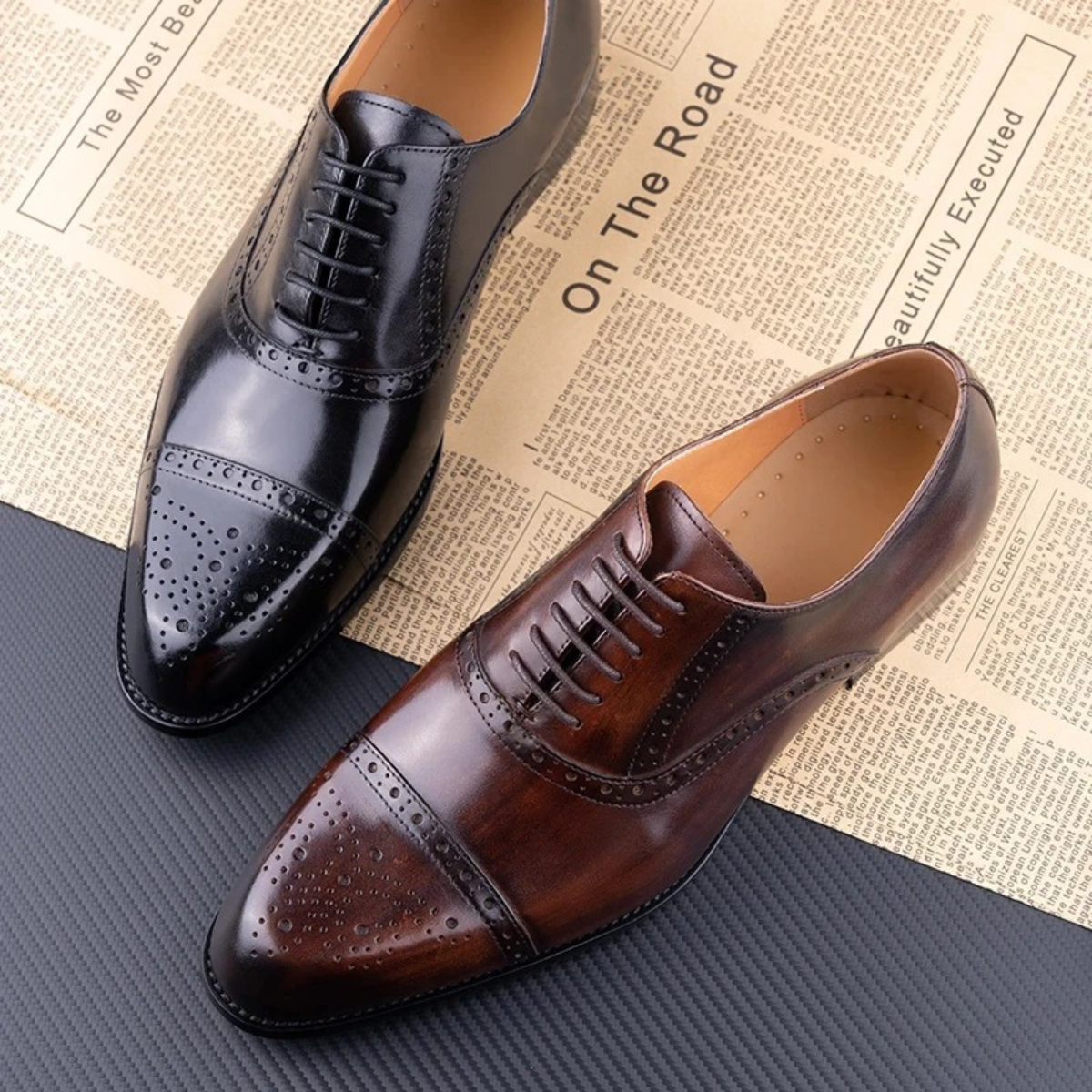 Classic Mens Genuine Leather Formal Shoes