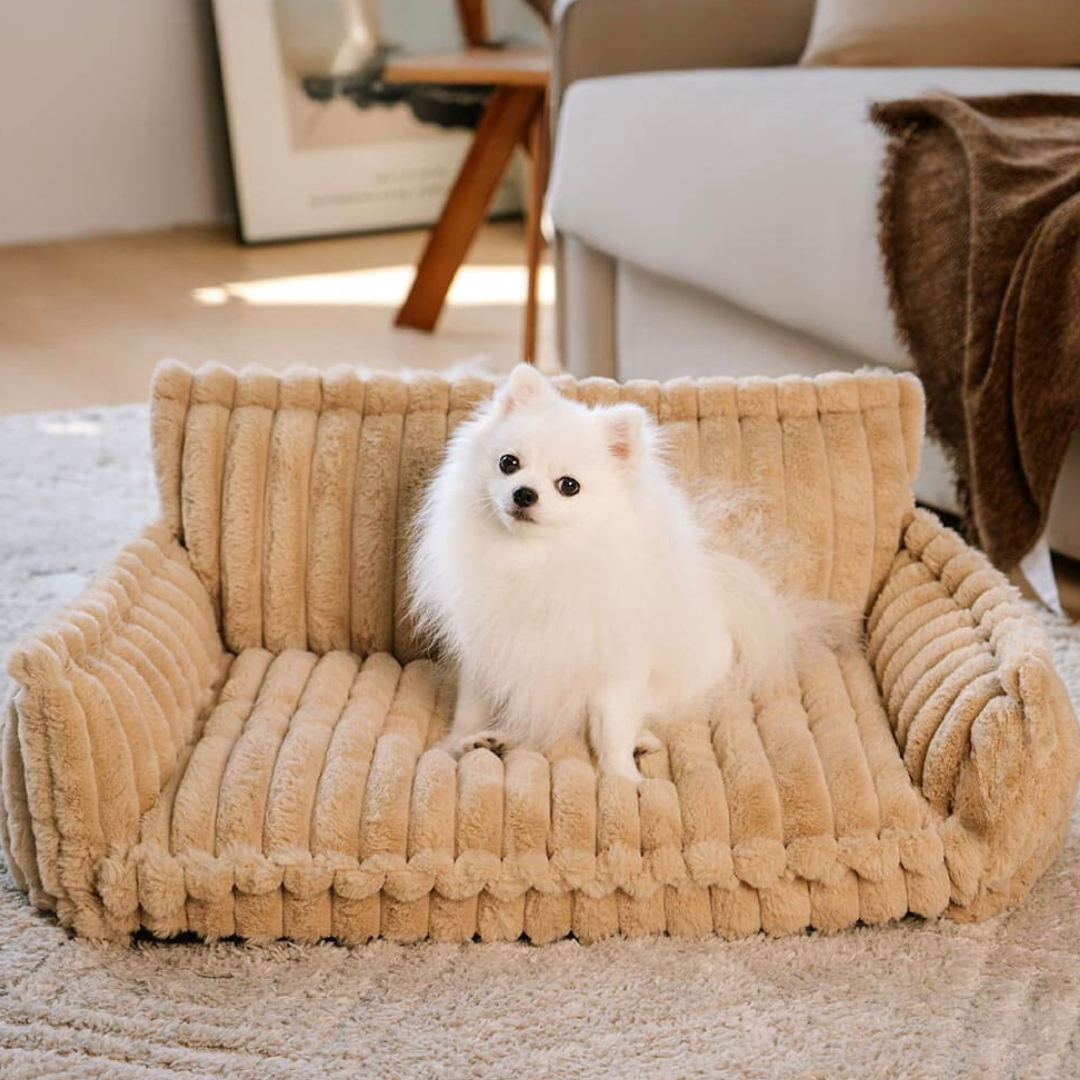 Comfortable Orthopedic Pet Dog Bed With Back Support