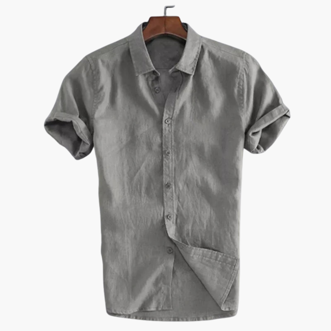 Relaxed Fit Mens Short Sleeve Shirt
