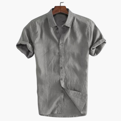 Relaxed Fit Mens Short Sleeve Shirt