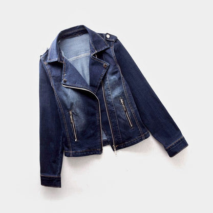 Classic Women's Blue Jeans Jacket
