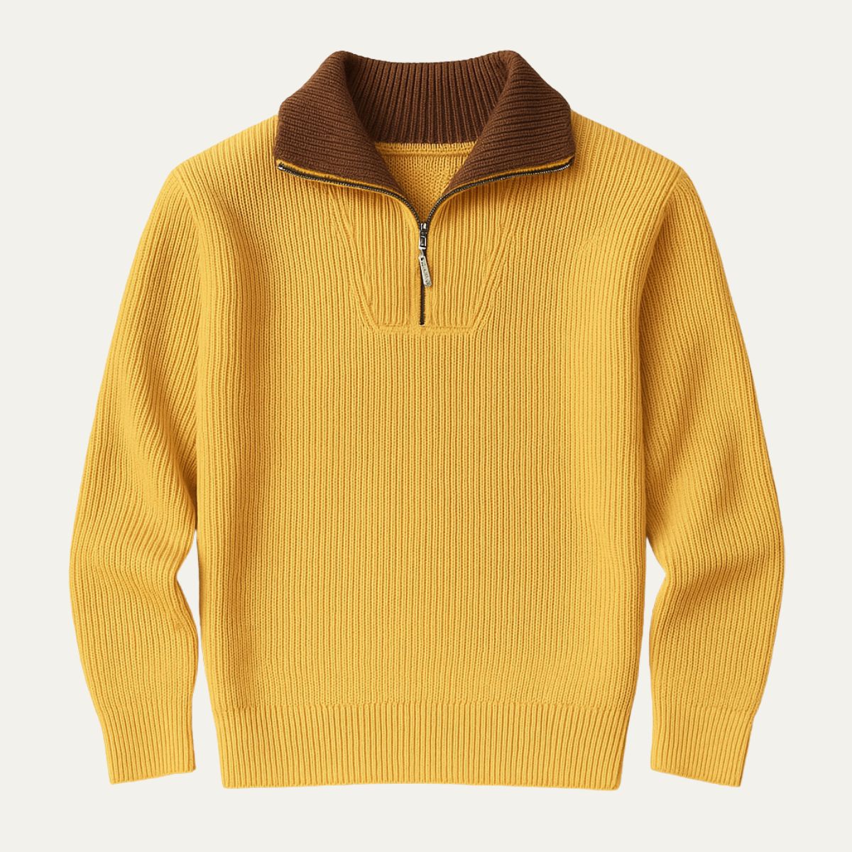 Warm Quarter Zip Men's Fleece Sweater