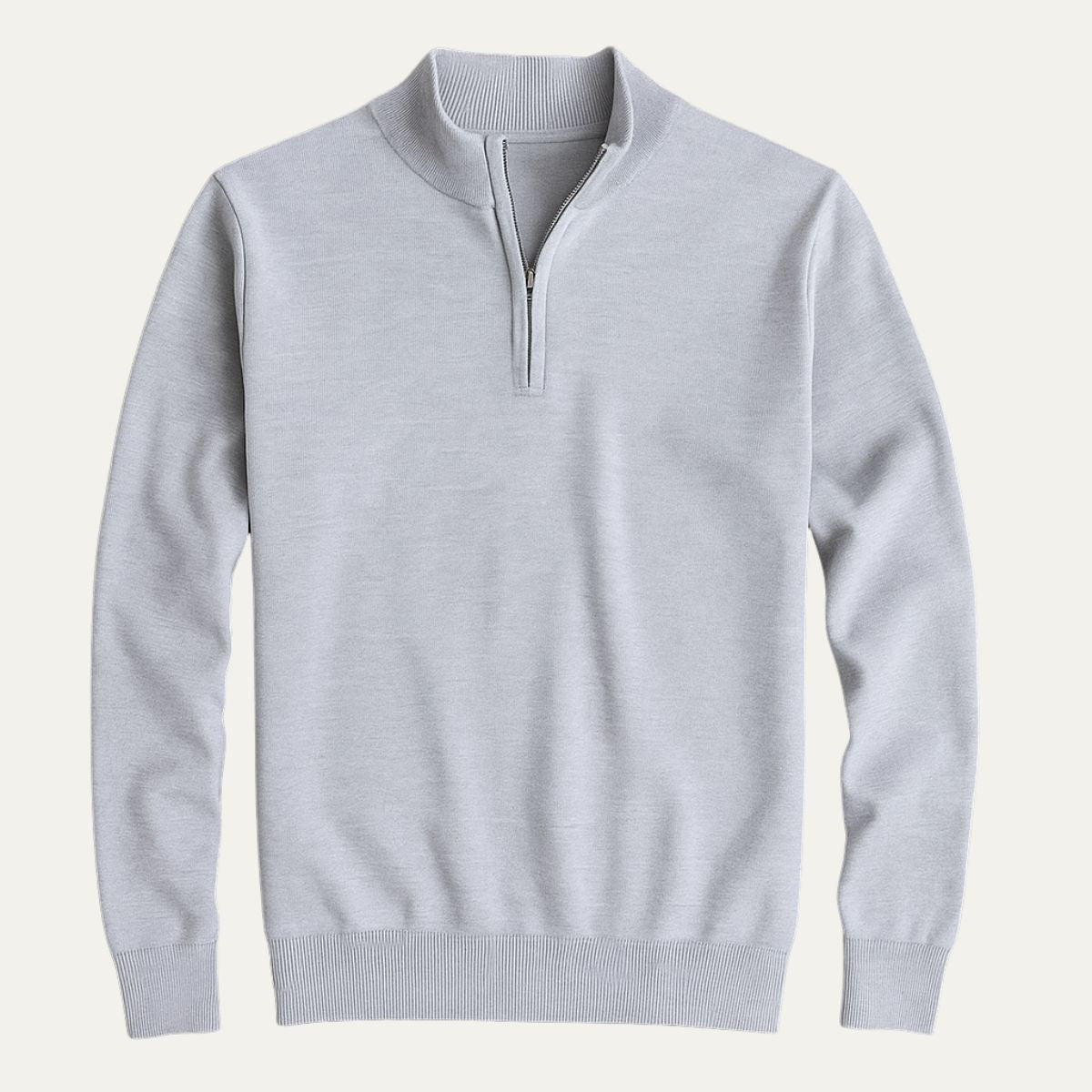 Men's Quarter Zip Fleece Pullover Sweater