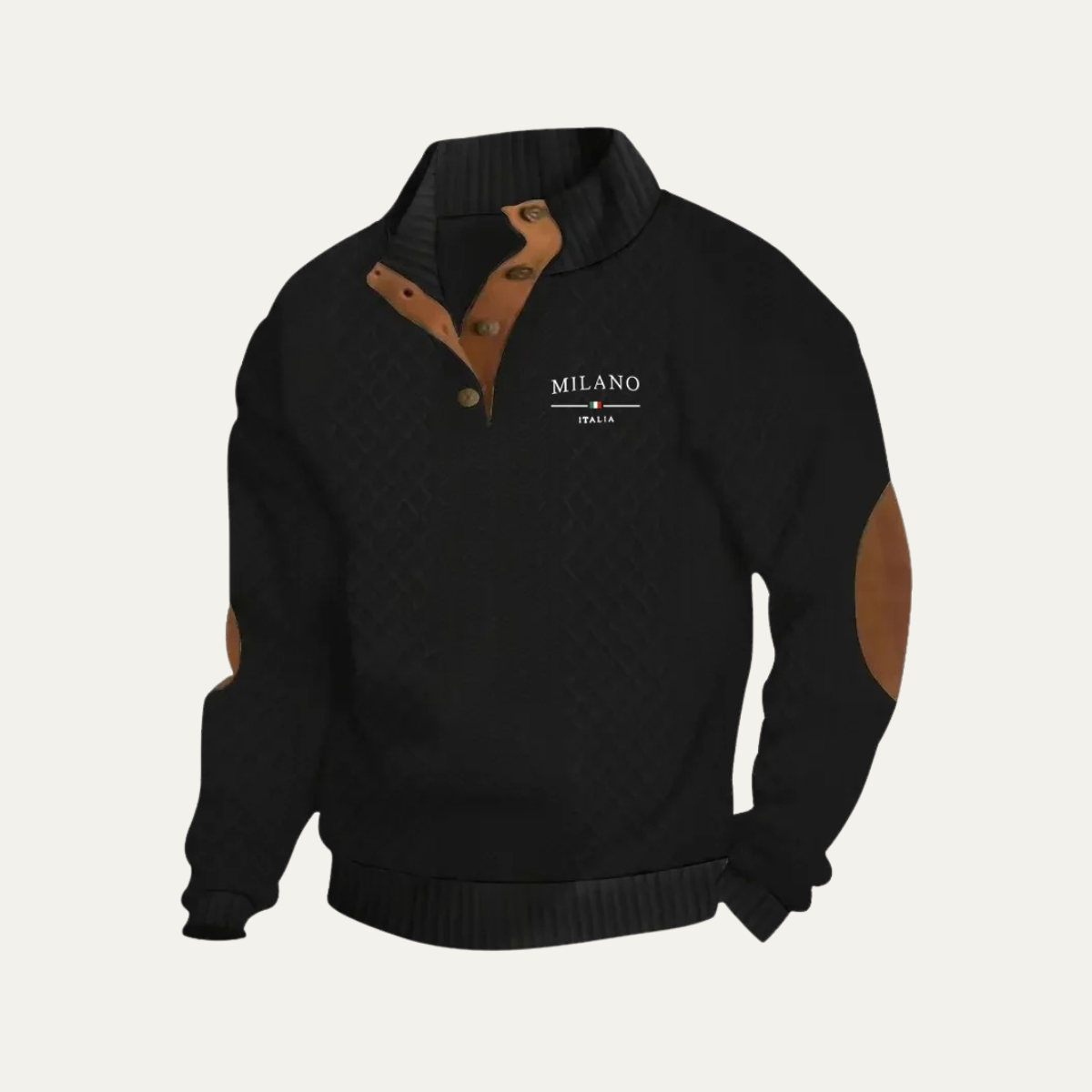 Classic Men's Cable Knit Quarter Zip Sweater