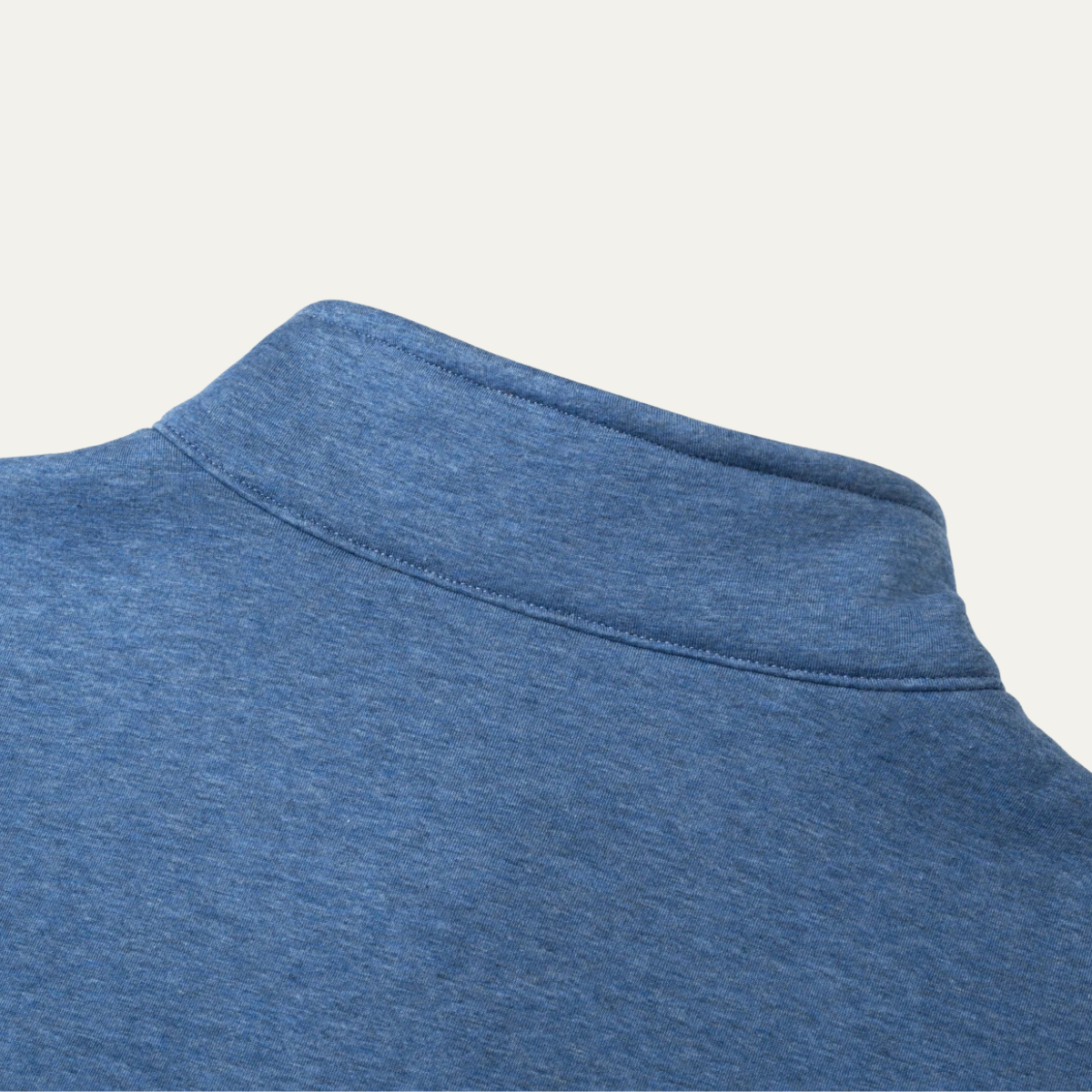 Warm Mens Fleece Zip Neck Sweater