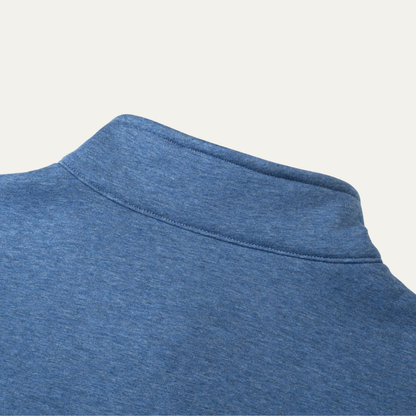 Warm Mens Fleece Zip Neck Sweater