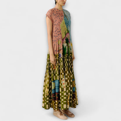 Wild Print Flowy Party Dress