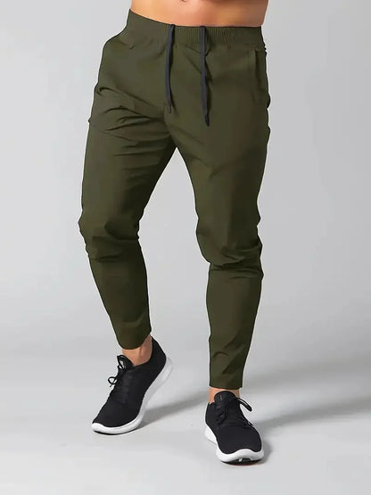 Men's Slim Fit Jogger Pants with Elastic Waist