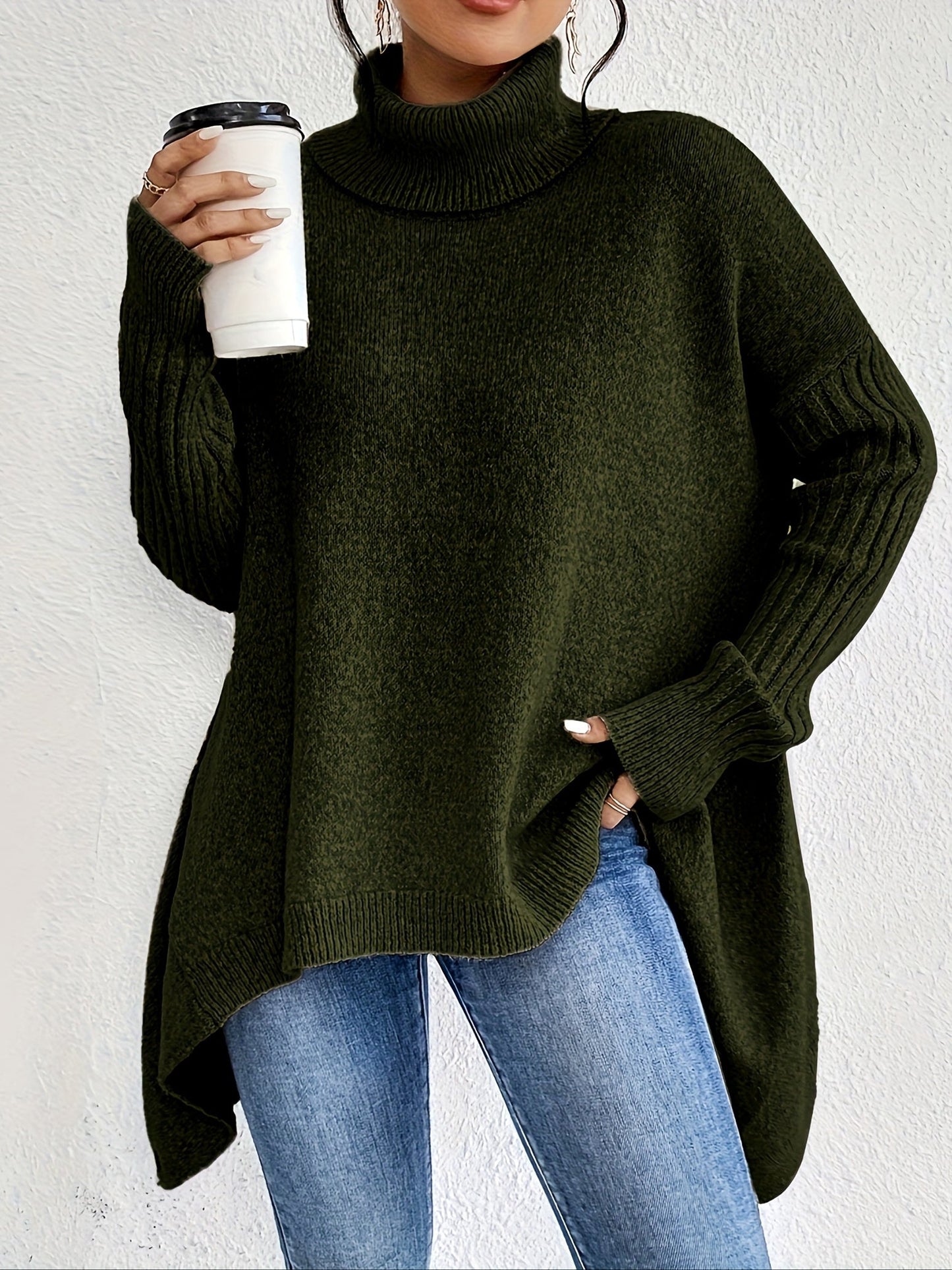 Soft Knitted Crew Neck Sweater