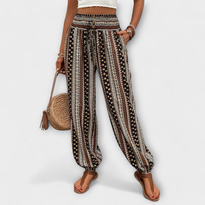 Colorful Printed Fashion Pants - Nocini