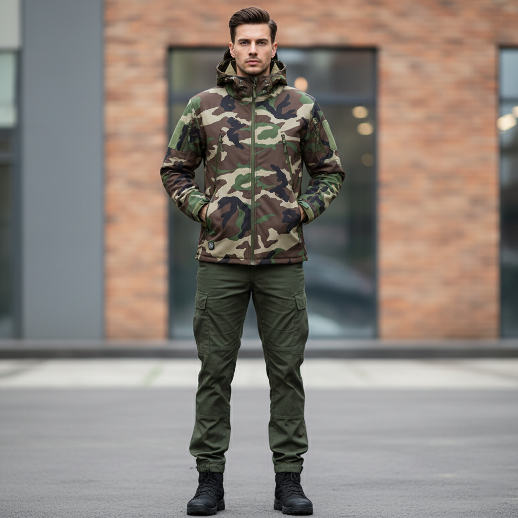 Waterproof Tactical Jacket with Adjustable Hood - Nocini